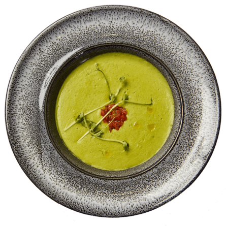 Крем-суп з зеленого горошку